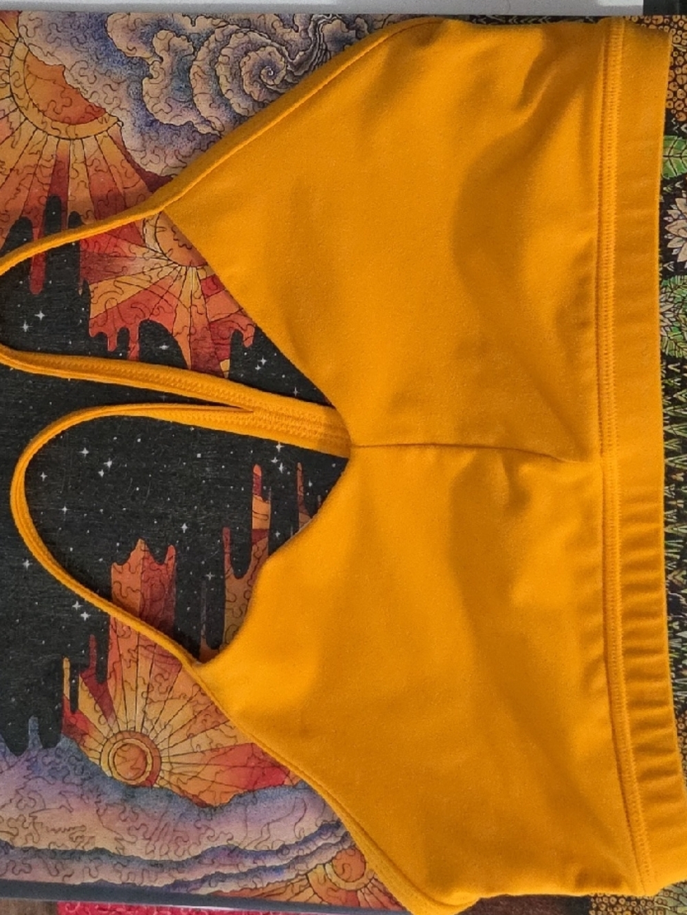 Fleo Golden Yellow Sports Bralette